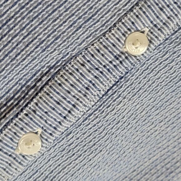 Tommy Hilfiger Blue Flare Sleeve Blouse - Picture 5 of 16